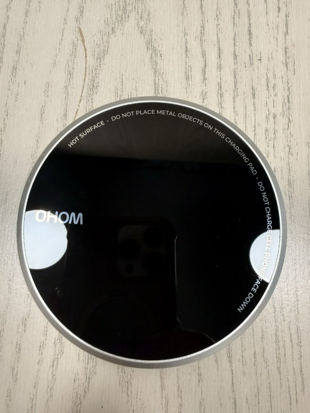 OHOM Ui+ Plus Self-heating Mug Cup Inkstone Black MGS04BK - Picture 9 of 12